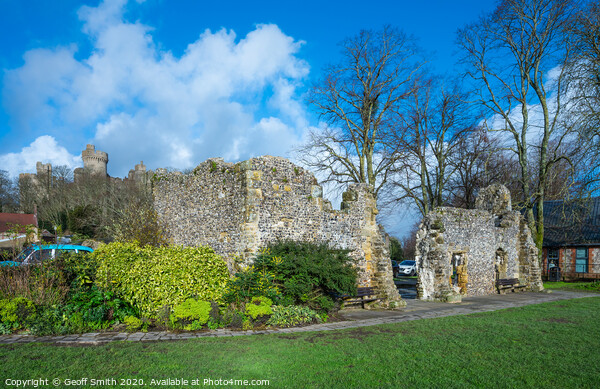 Dominican Friary Ruins in Arundel Picture Board by Geoff Smith