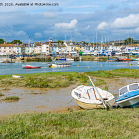 Buy canvas prints of River Adur at Shoreham by Geoff Smith