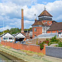 Buy canvas prints of Harveys Brewery in Lewes by Geoff Smith
