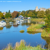 Buy canvas prints of Castle and river in Arundel by Geoff Smith