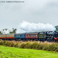 Buy canvas prints of Steam Train Painterly by Geoff Smith