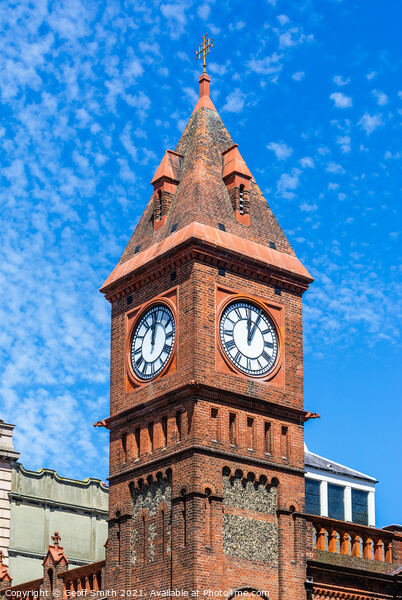 Chapel Royal Clock Tower in Brighton Picture Board by Geoff Smith