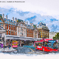 Buy canvas prints of Victoria Train Station in London by Geoff Smith