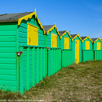 Buy canvas prints of Beach Huts in Littlehampton by Geoff Smith