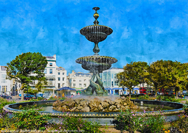 Victoria Fountain, Steine Gardens, Brighton Picture Board by Geoff Smith