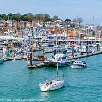 Buy canvas prints of Marina at East Cowes IoW by Geoff Smith