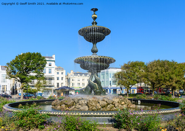 Victoria Fountain in Brighton Picture Board by Geoff Smith