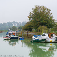 Buy canvas prints of River Arun in Autumn by Geoff Smith