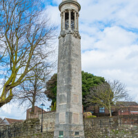 Buy canvas prints of Mayflower Memorial in Southampton by Geoff Smith