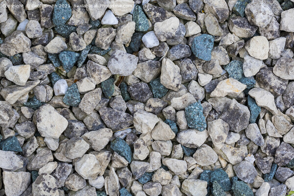 Decorative Stones Abstract Picture Board by Geoff Smith