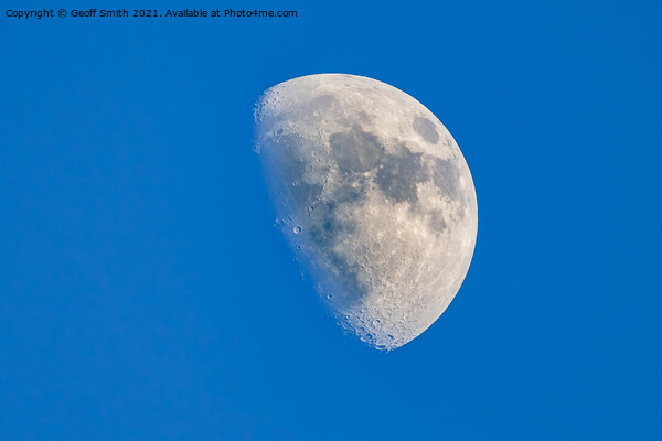 Moon with Blue Sky Picture Board by Geoff Smith