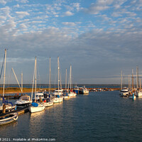 Buy canvas prints of Early Morning Yarmouth Harbour Isle of Wight by Allan Bell