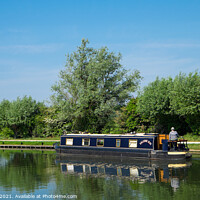 Buy canvas prints of Cruising along the River Cam by Allan Bell