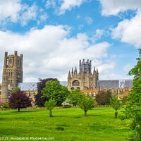Buy canvas prints of Ely Cathedral by Allan Bell