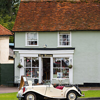 Buy canvas prints of Picture Pot Tea Room Finchingfield by Allan Bell