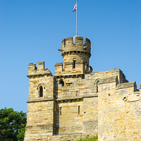 Buy canvas prints of Lincoln Castle observation tower by Allan Bell