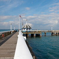 Buy canvas prints of Pier Dog Leg Yarmouth Isle of Wight by Allan Bell
