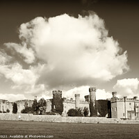 Buy canvas prints of Cloud over Bodelwyddan Castle by Allan Bell