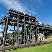 Buy canvas prints of Anderton boat lift by Allan Bell