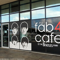 Buy canvas prints of fab 4 cafe the Beatles story by Allan Bell