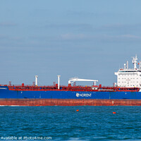 Buy canvas prints of Tanker Nord Goodwill on Solent by Allan Bell