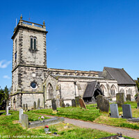 Buy canvas prints of St Nicholas church Abbots Bromley by Allan Bell