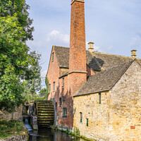 Buy canvas prints of Waterwheel The Old Mill by Allan Bell