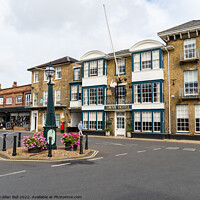 Buy canvas prints of Swan Hotel Market Place Southwold by Allan Bell