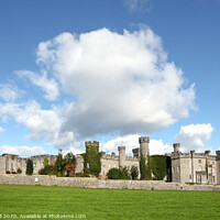 Buy canvas prints of Cloud over Bodelwyddan Castle by Allan Bell