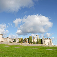 Buy canvas prints of Clouds over Bodelwyddan Castle Denbighshire North  by Allan Bell