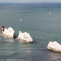 Buy canvas prints of Needles Lighthouse Isle of Wight by Allan Bell