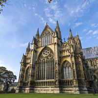 Buy canvas prints of Lincoln Cathedral East End by Allan Bell