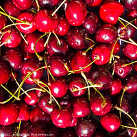 Buy canvas prints of Red Cherries by Allan Bell