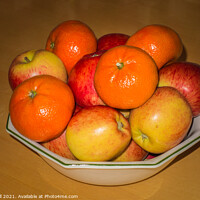 Buy canvas prints of Fruit Bowl by Allan Bell