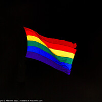 Buy canvas prints of Rainbow flag by Allan Bell