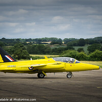 Buy canvas prints of Folland Gnat jet by Allan Bell