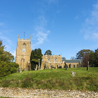 Buy canvas prints of All Saints Church Tealby by Allan Bell