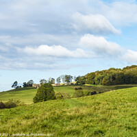 Buy canvas prints of Lincolnshire Wolds above Tealby Lincolnshire by Allan Bell