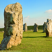 Buy canvas prints of Stone Circle Avebury. by Allan Bell