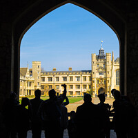Buy canvas prints of King Edwards Tower Trinity College Cambridge by Allan Bell