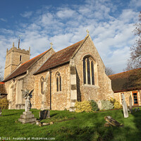 Buy canvas prints of St Andrews Church Impington Cambridgeshire by Allan Bell