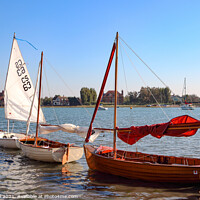 Buy canvas prints of Sail boats at Bosham by Allan Bell