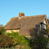 Buy canvas prints of Thatched Cottage by Allan Bell