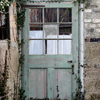Buy canvas prints of Old Door to Nowhere by Allan Bell