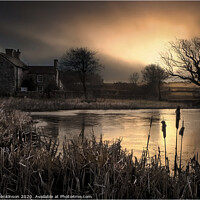 Buy canvas prints of On Winter Pond by Alan Jenkinson