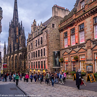 Buy canvas prints of Ghost tour, Edinburgh by Jeff Whyte