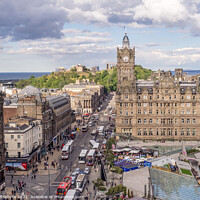 Buy canvas prints of Balmoral Hotel in Edinburgh by Jeff Whyte