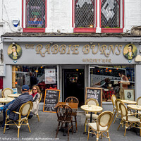 Buy canvas prints of The Rabbie Burns pub  by Jeff Whyte