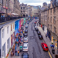 Buy canvas prints of Looking up Victoria Street  by Jeff Whyte