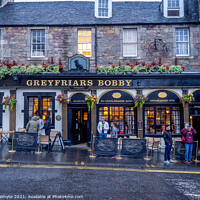 Buy canvas prints of Greyfriars Bobby pub  by Jeff Whyte
